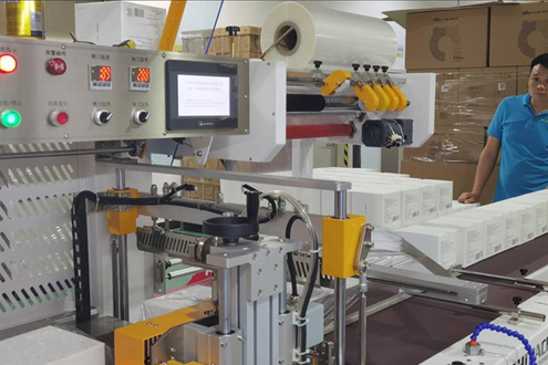 Laminating packaging for electronic products
